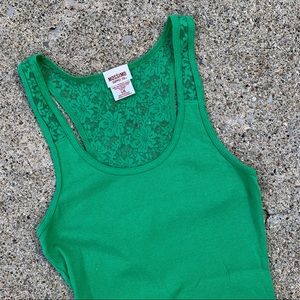 lace racerback tank